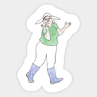 Dancing Granny #8 Sticker